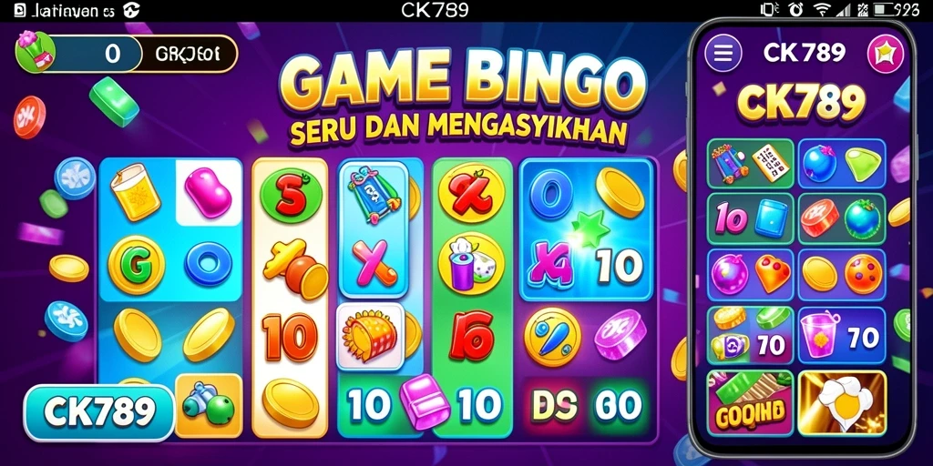 Screenshot CK789 menampilkan gameplay Bingo yang seru dan interaktif.