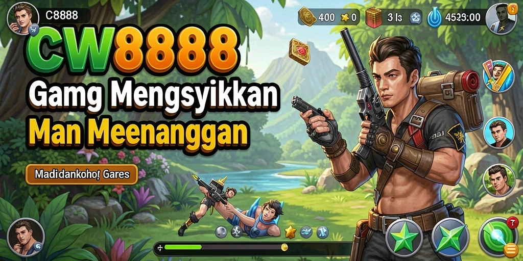 Tampilan gameplay CW8888 yang menarik dan penuh warna.