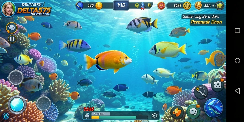 Gameplay seru menembak ikan dengan grafis menawan.
