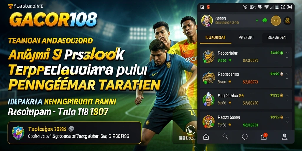 Screenshot GACOR108 menampilkan antarmuka pengguna yang menarik dan opsi taruhan yang lengkap.