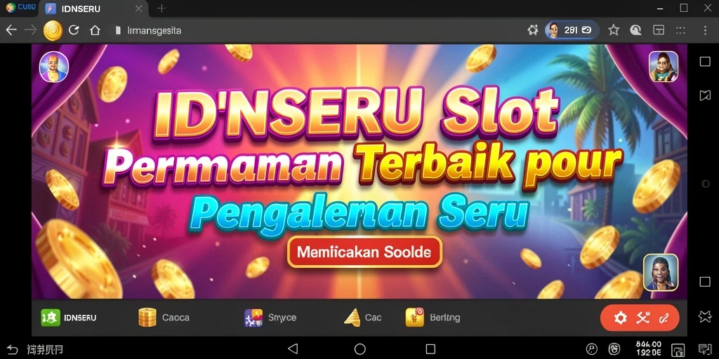 Tampilan gameplay Slot yang seru dan berwarna-warni.