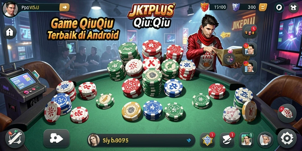 Screenshot gameplay QiuQiu di JKTPLUS yang seru.