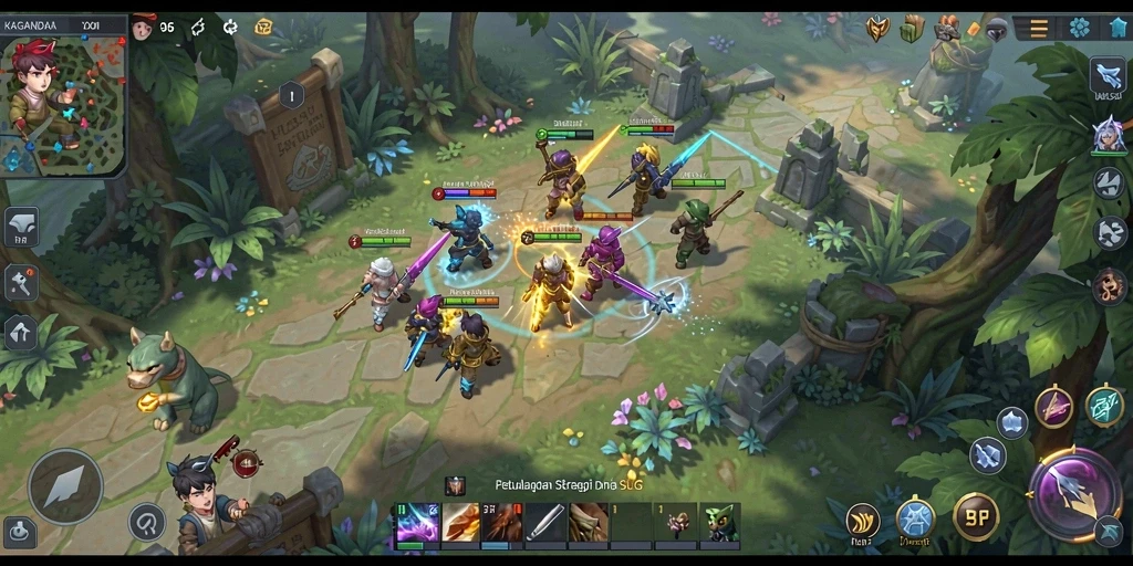 Gameplay strategis KAGANDAN dengan pertempuran yang mendebarkan.