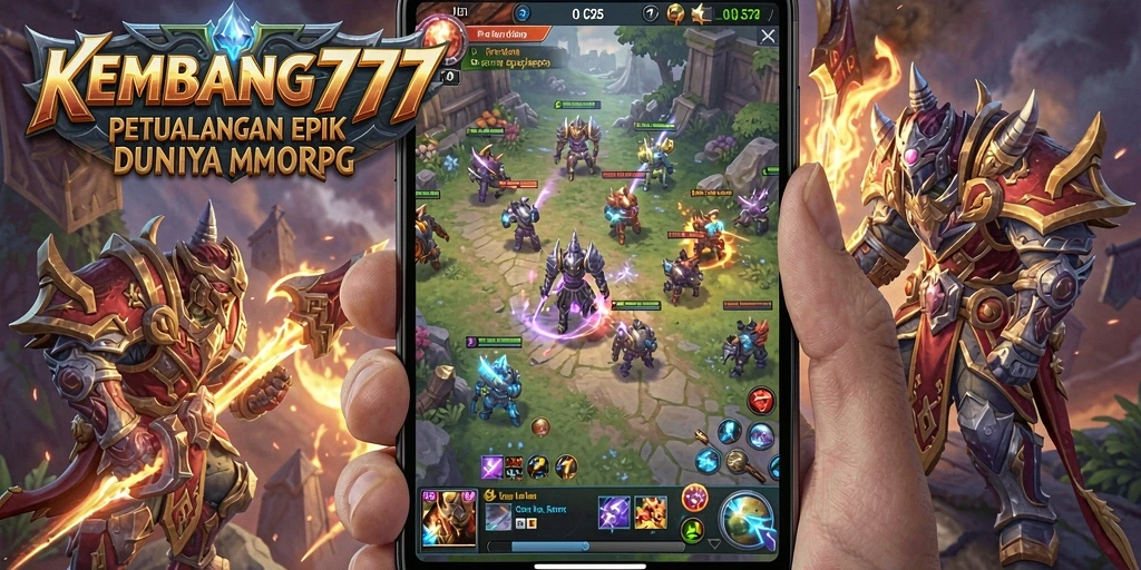 Tampilan grafis menakjubkan dari KEMBANG777 dalam aksi MMORPG.