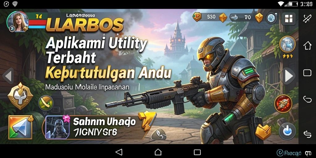 Tampilan antarmuka LAPARBOS yang sederhana dan fungsional.