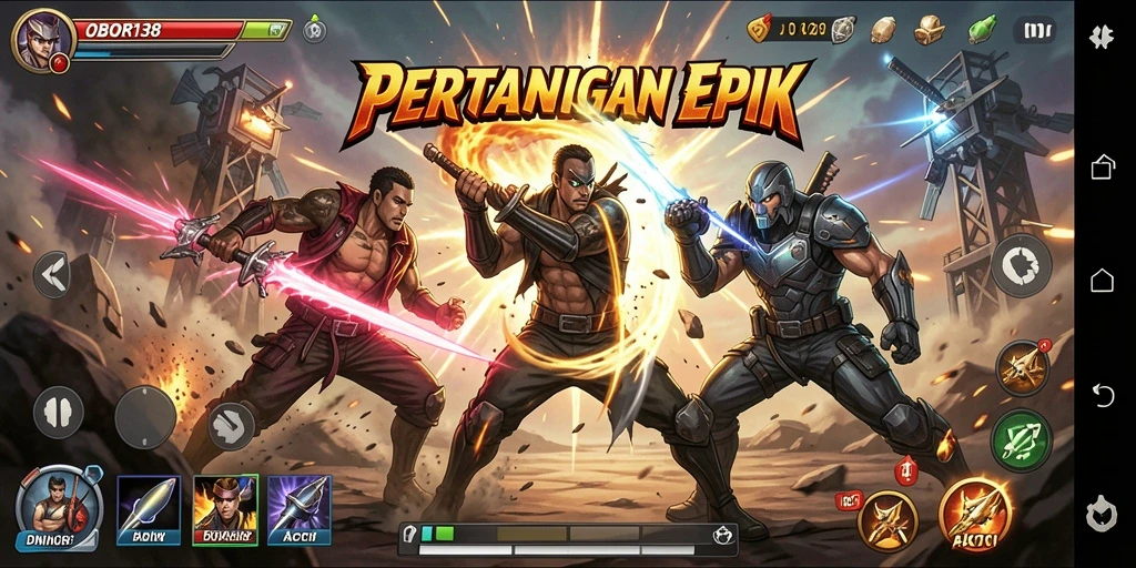 Menggambarkan action seru dengan grafis yang memukau di OBOR138.