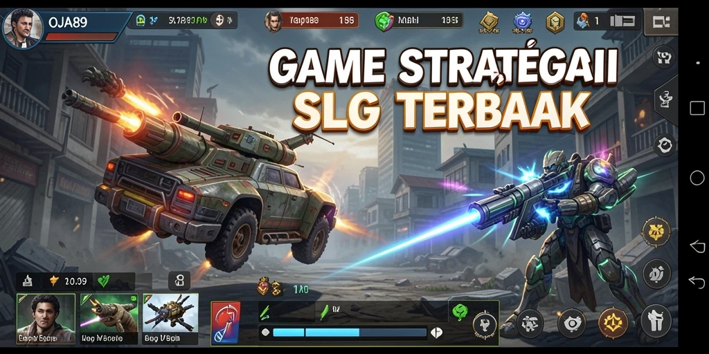 Tampilan gameplay SLG yang menarik dan strategis.