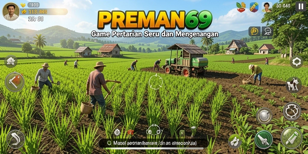 Tampilan gameplay PREMAN69 yang menakjubkan di dunia pertanian.