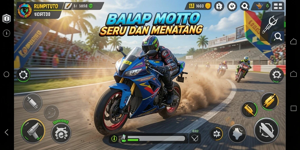 Tampilan gameplay RUMPITOTO yang seru dan menantang.