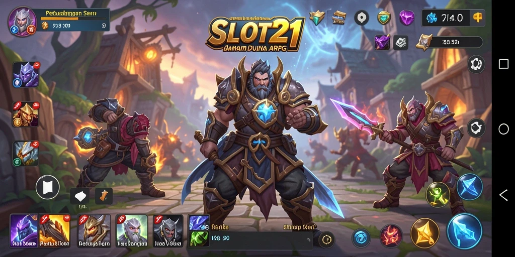 Tampilan gameplay menarik dari game ARPG SLOT21.