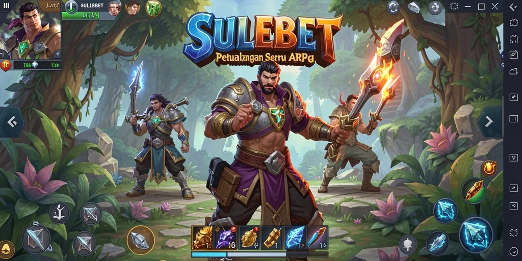 Tangkapan layar dari gameplay SULEBET menunjukkan pertempuran yang intens.