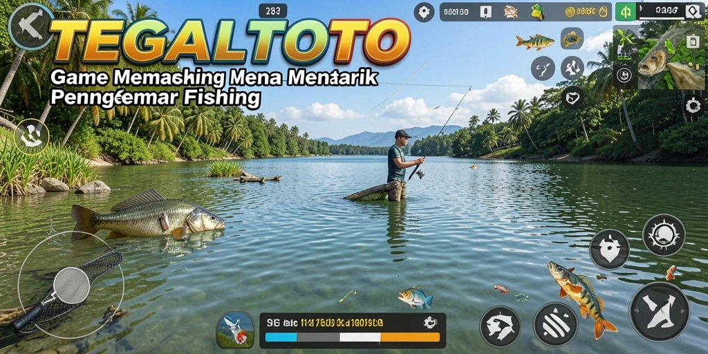 Gameplay memancing yang menarik dan menantang dalam TEGALTOTO.