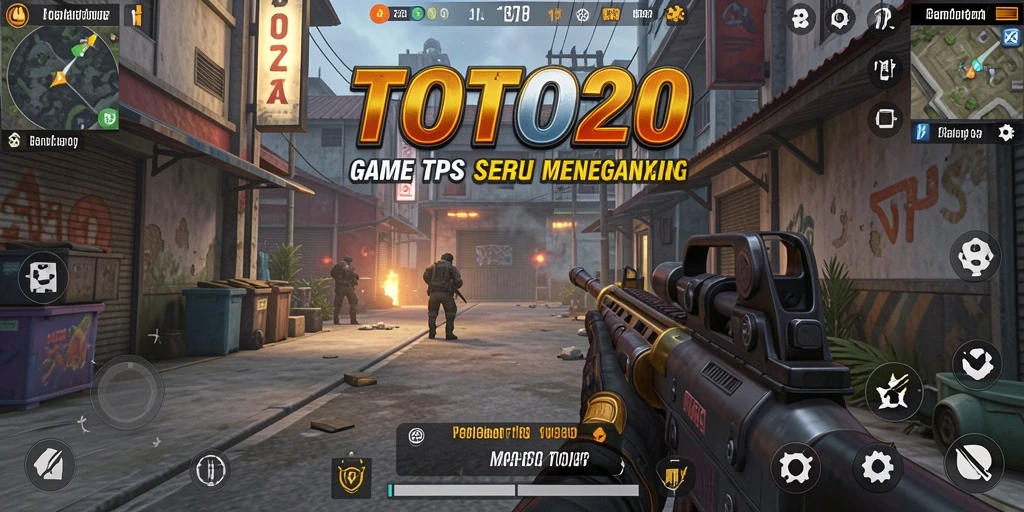 Tampilan aksi mendebarkan dalam gameplay TOTO20.