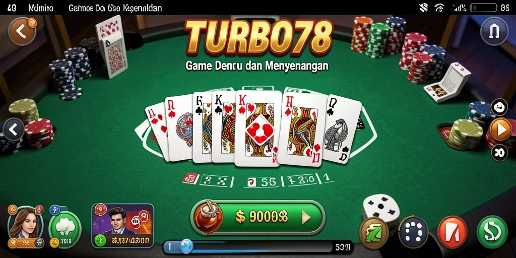 Tampilan gameplay menarik dari TURBO78 yang seru dan interaktif.