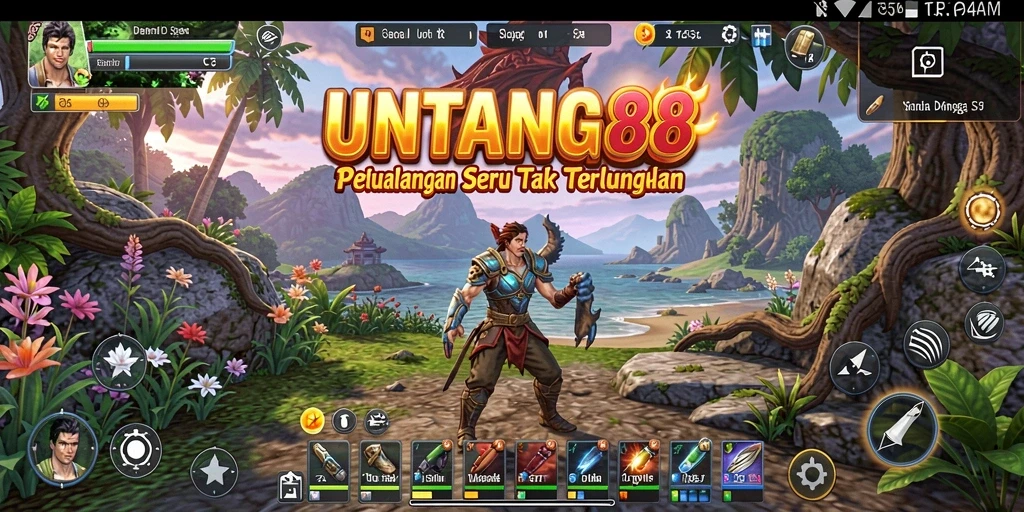 Tampilan gameplay seru dan penuh tantangan di UNTUNG88.